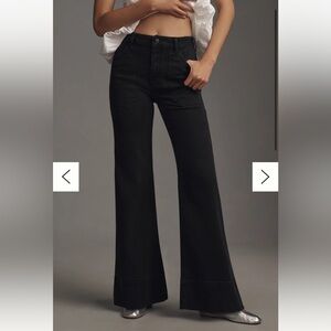 The Rylan Relaxed High-Rise Flare Jeans by Pilcro